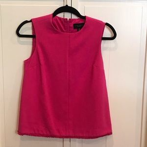 Victoria Beckham pink structured work tank top